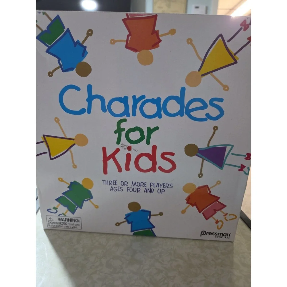 Charades Game for Kids 4+ Yrs With Colorful Pictures -